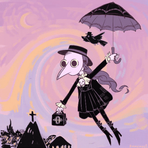 Cute Art Plague Doctor GIF