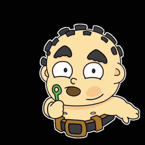 Cute Baby Bubble Boy GIF