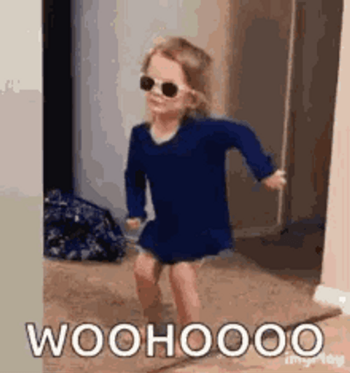 Cute Baby Dance Woohoo GIF