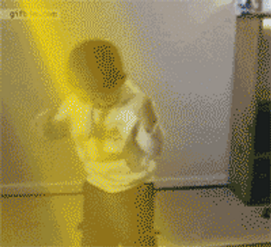 Cute Baby Doing Super Saiyan GIF