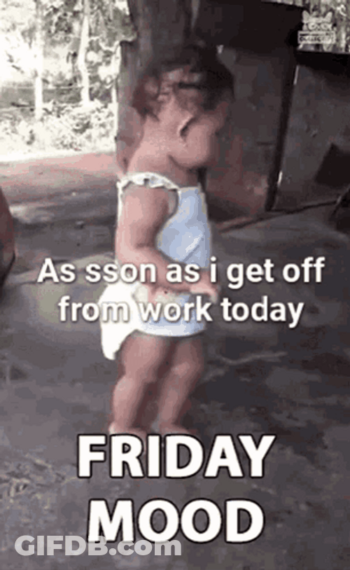 Cute Baby Friday Meme Mood GIF