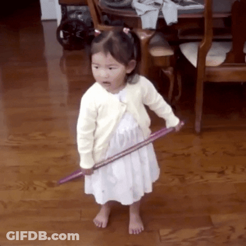 Cute Baby Hula Hoop GIF