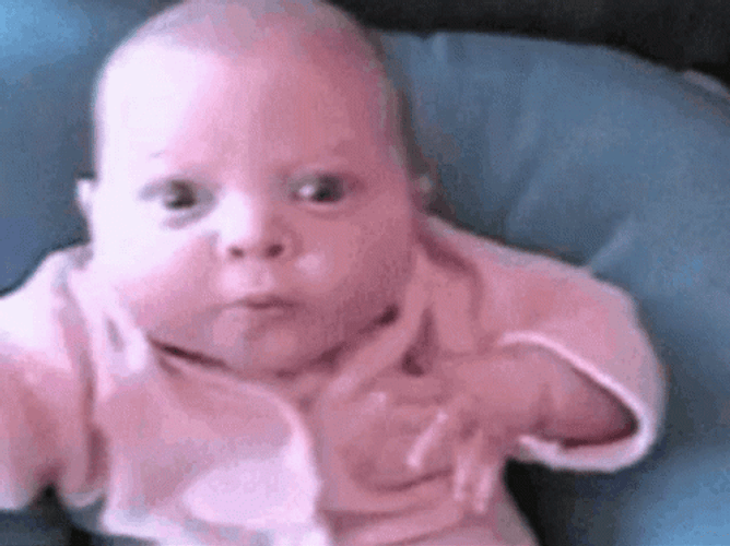 Cute Baby Kung Fu GIF