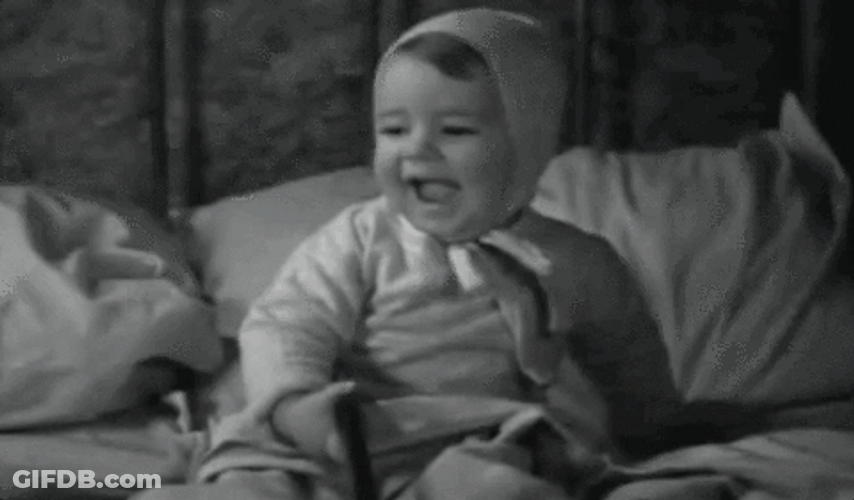 Cute Baby Laughing Little Rascals GIF