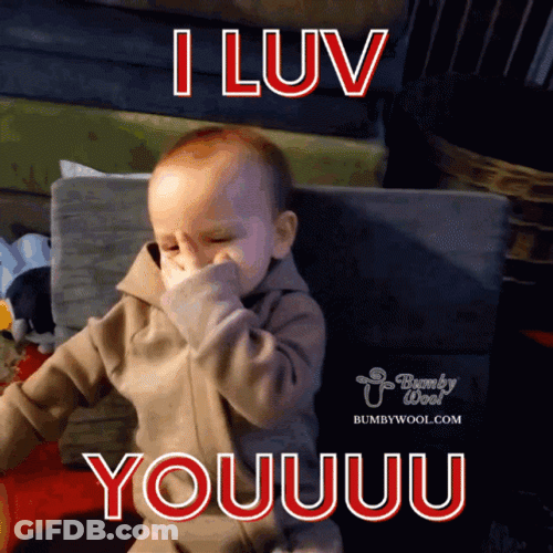 Cute Baby Love Blowing Kisses GIF