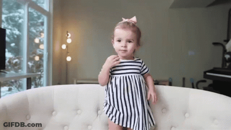 Cute Baby Muah Blowing Kiss GIF