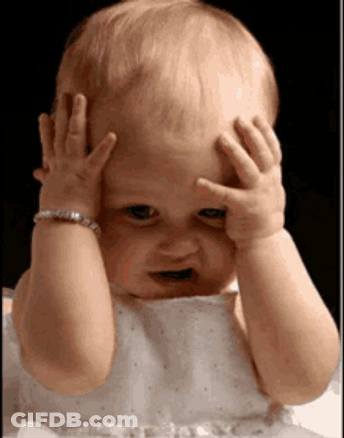 Cute Baby Omg Reaction GIF