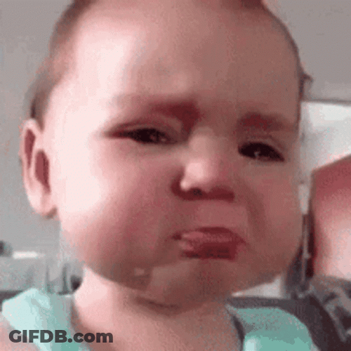 Cute Baby Pouting Cry GIF