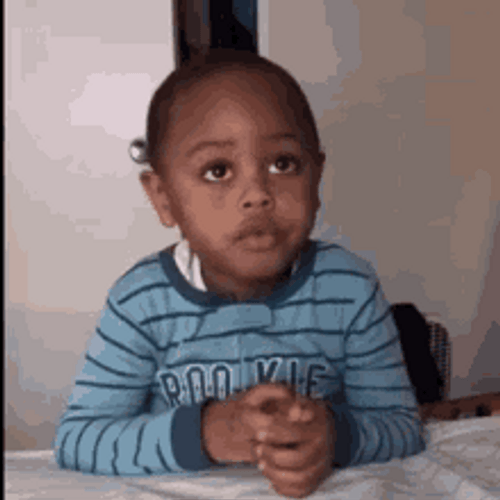Cute Baby Really Shrug GIF