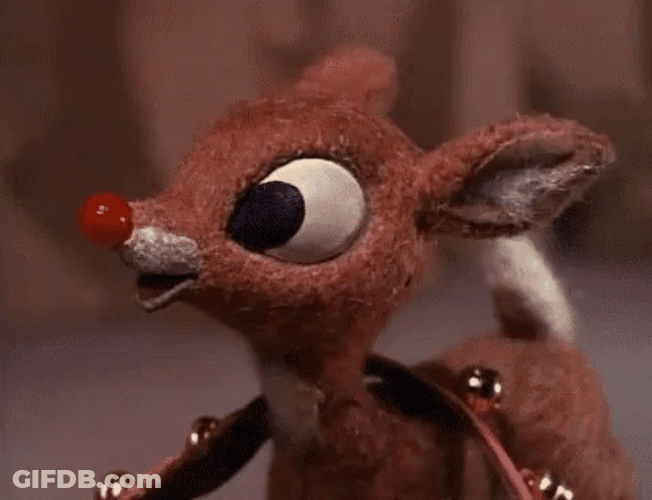 Cute Baby Rudolph GIF