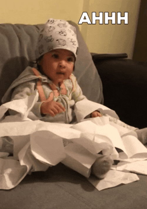 Cute Baby Saying Ahhh GIF