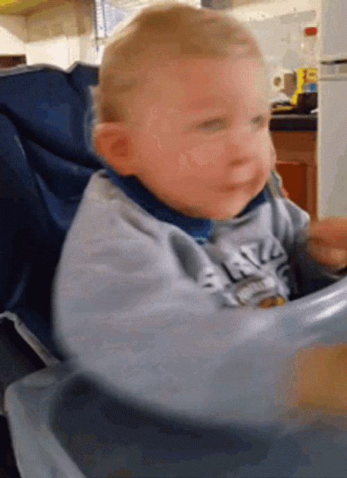 Cute Baby Shaking Head GIF