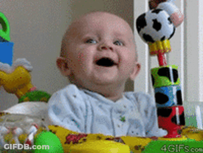 Cute Baby Shocked Meme Scared GIF
