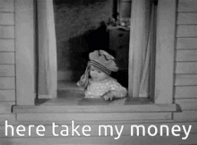 Cute Baby Take My Money GIF