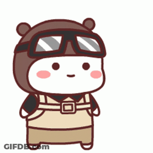 Cute Bear Aye Aye Yes Sir GIF