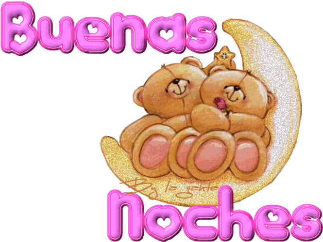 Cute Bear Couple Sleeping Buenas Noches Amor GIF
