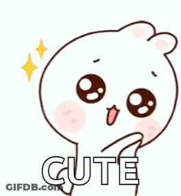 Cute Bear Hand To Face Saying Cute GIF