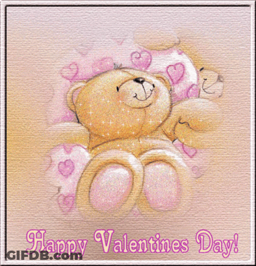 Cute Bear Happy Valentines Day GIF
