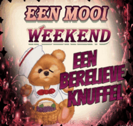 Cute Bear Nice Weekend GIF