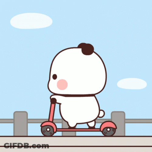 Cute Bear Panda Coming GIF