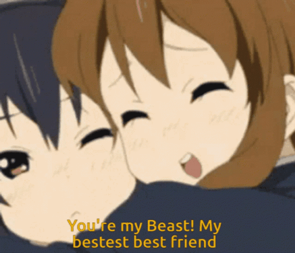 Cute Best Friend Declaration GIF