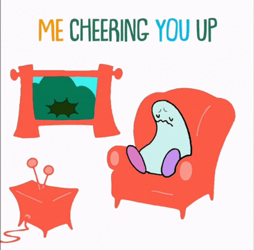 Cute Best Friends Animation Cheer GIF