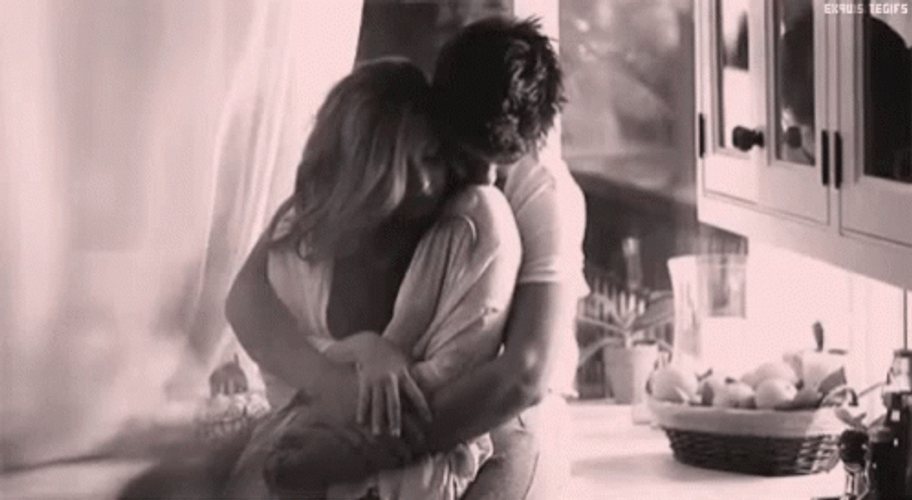 Cute BF GF Couple Hug GIF