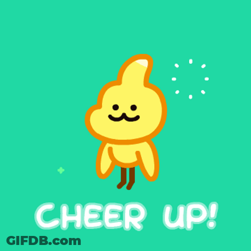 Cute Bird Cheering Go Go Go GIF