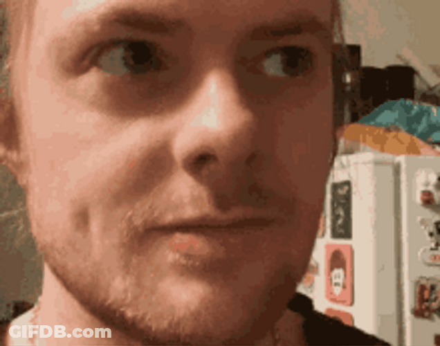 Cute Blonde Guy Surprised Face GIF