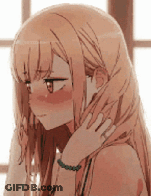 Cute Blushing Anime Girl GIF