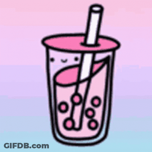 Cute Boba Tea GIF