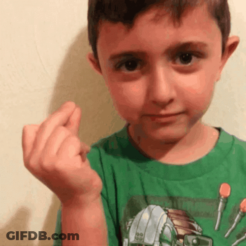 Cute Boy Finger Snap GIF