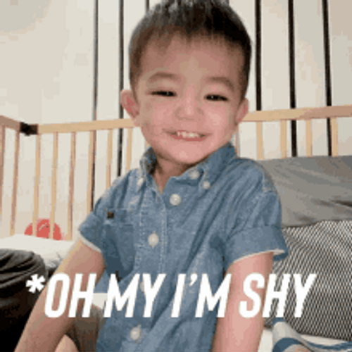 Cute Boy Shy Smile GIF