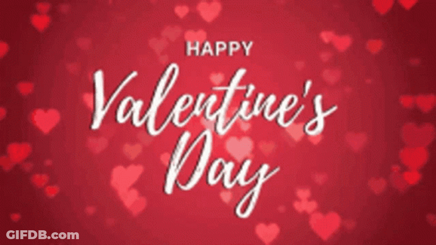 Cute Bright Happy Valentines Day GIF