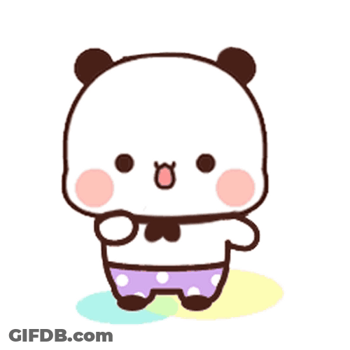 Cute Bubu Spotlight Dancing GIF