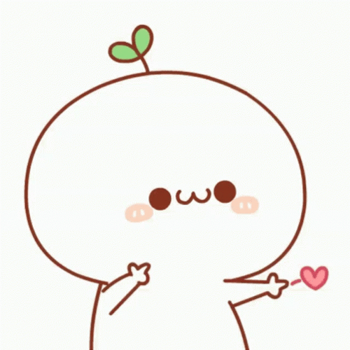 Cute Budding Pop Finger Guns GIF