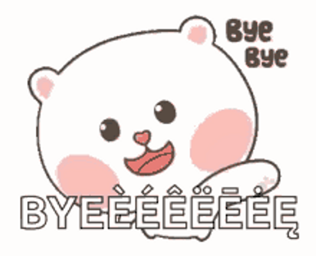 Cute Cartoon Beer Bye GIF