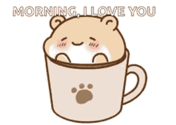 Cute Cartoon Good Morning Love GIF