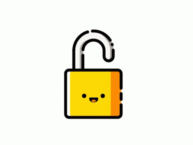 Cute Cartoon Is Locked GIF