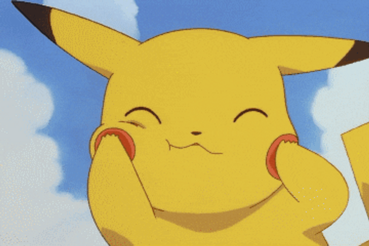 Cute Cartoon Pikachu GIF