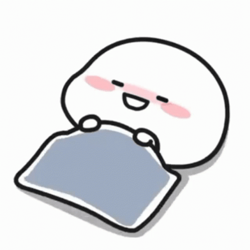 Cute Cartoon Quby Sleeping GIF