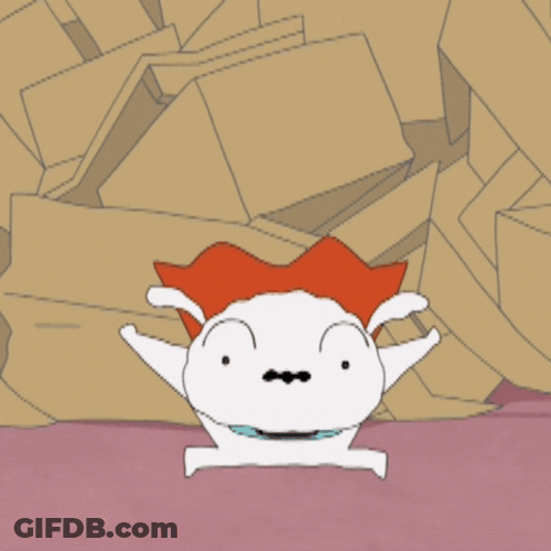 Cute Cartoon Super Shiro Dance GIF