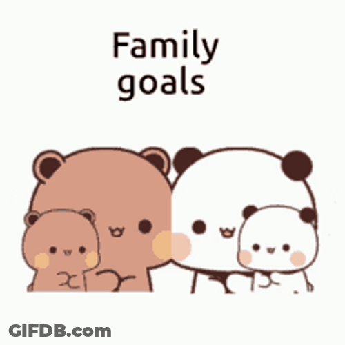 Cute Cartoons Family Goal FunArt GIF