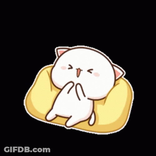 Cute Cat Giggling GIF