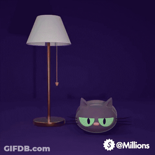Cute Cat Wiggling Tails GIF