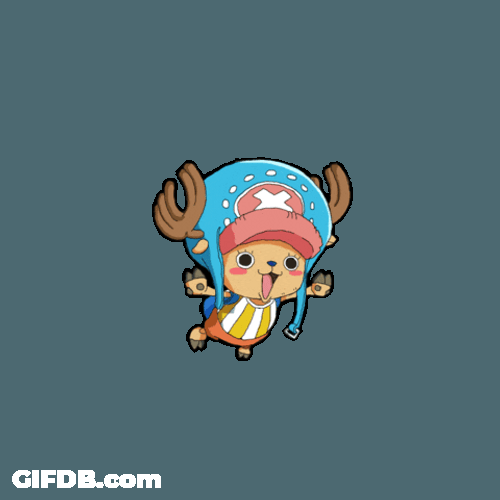 Cute Chopper Blinking GIF