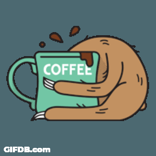 Cute Coffee Sticker GIF