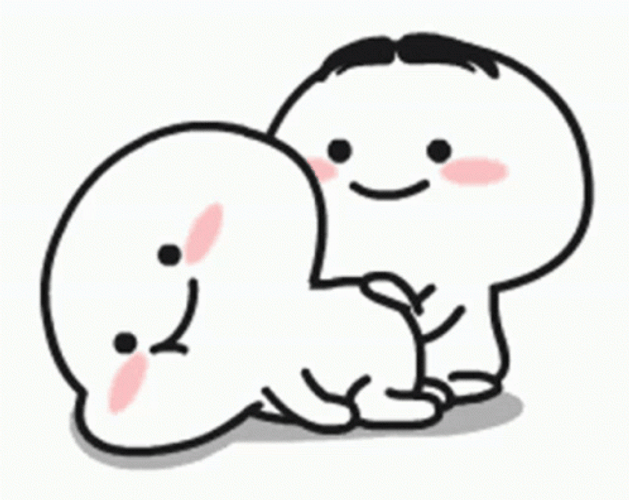 Cute Comfortable Butt Cuddle GIF