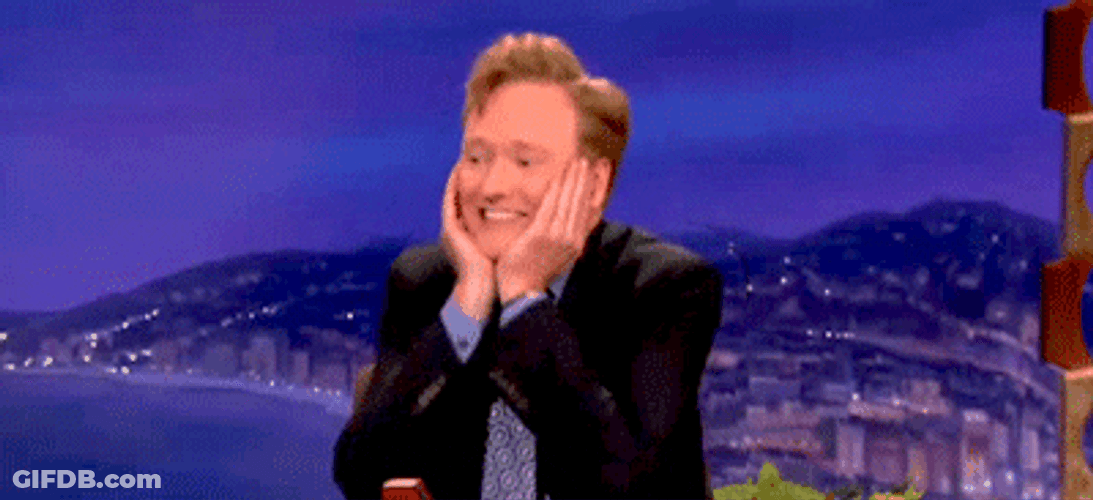 Cute Conan O'Brien GIF
