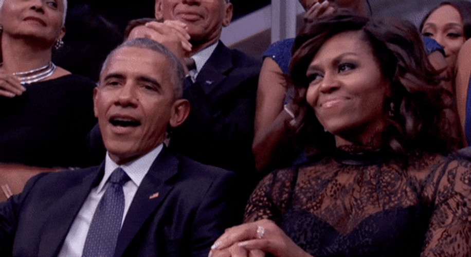 Cute Couples Barack Obama Michelle Obama GIF
